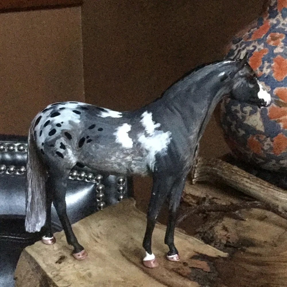 OOAK ARTISAN spotted pony  Breyer horse custom collectable equestrian  cowgirl - Picture 8 of 14